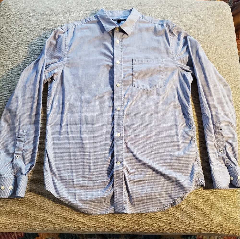 Men's Banana Republic Soft Wash Tailored Slim Fit Button Down sz - L